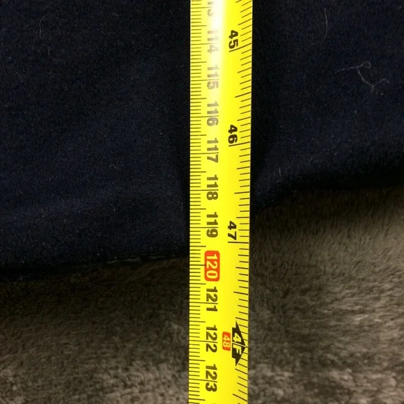 Wexmann London Cashmere Wool Overcoat Mens 50 Reg Blue Long Classic Lined - Picture 10 of 15